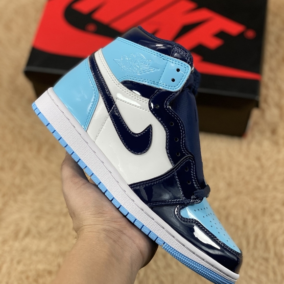 Shoes Nike Air Jordan 1 Retro High Og Unc Patent Poshmark
